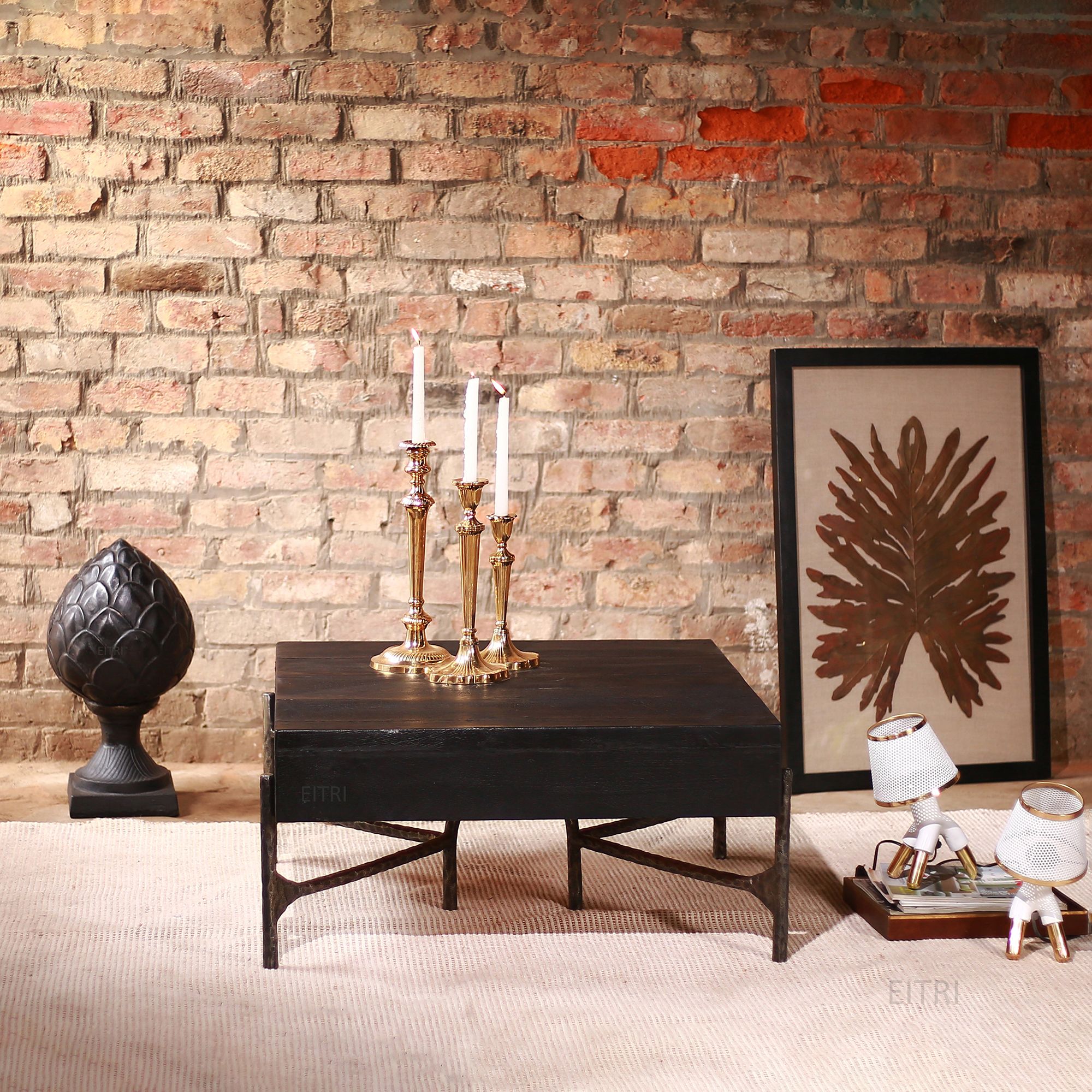  Carbon-12 Coffee Table Square